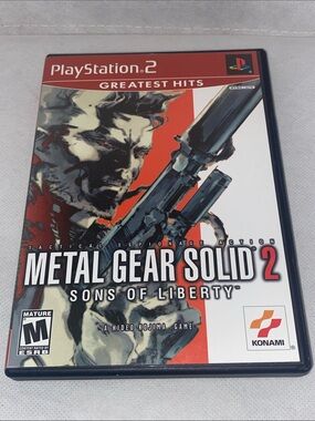 Sony Metal Gear Solid 2: Sons of Liberty - Red/White Cover